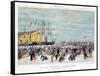 Ice Skaters, C1856-null-Framed Stretched Canvas