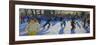 Ice Skaters, Christmas Fayre, Hyde Park, London, 2014-Andrew Macara-Framed Premium Giclee Print