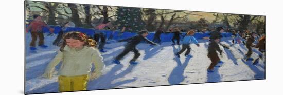 Ice Skaters, Christmas Fayre, Hyde Park, London, 2014-Andrew Macara-Mounted Giclee Print