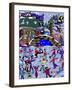 Ice Skaters II-Diana Ong-Framed Giclee Print