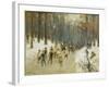 Ice Skaters on a Frozen Lake in the Berlin Zoo, 1919-Max Liebermann-Framed Giclee Print
