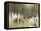 Ice Skaters on a Frozen Lake in the Berlin Zoo, 1919-Max Liebermann-Framed Stretched Canvas