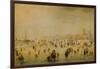 Ice Skaters-Hendrick Avercamp-Framed Giclee Print