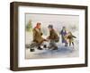 Ice Skaters-Dianne Dengel-Framed Giclee Print