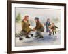 Ice Skaters-Dianne Dengel-Framed Giclee Print