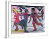 Ice Skaters-Ernst Ludwig Kirchner-Framed Giclee Print