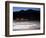 Ice Skating and Hockey on Evergreen Lake, Colorado, USA-Chuck Haney-Framed Photographic Print