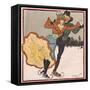 Ice Skating Couple 1901-G Meunier-Framed Stretched Canvas