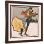 Ice Skating Couple 1901-G Meunier-Framed Art Print