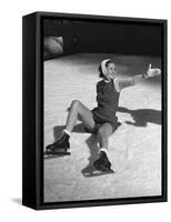 Ice Skating Fashions-Peter Stackpole-Framed Stretched Canvas