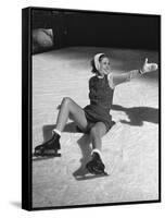 Ice Skating Fashions-Peter Stackpole-Framed Stretched Canvas