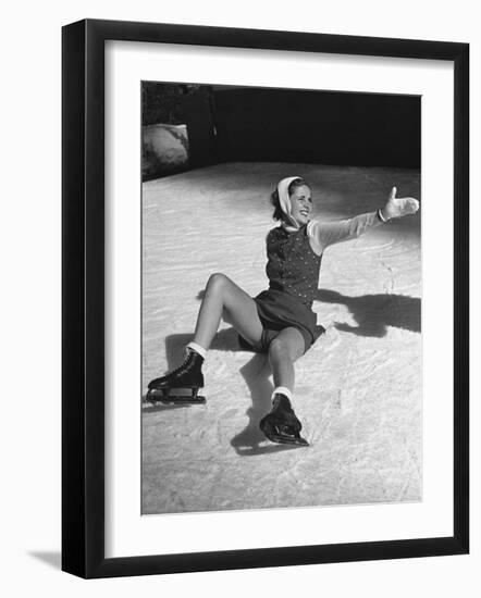 Ice Skating Fashions-Peter Stackpole-Framed Photographic Print