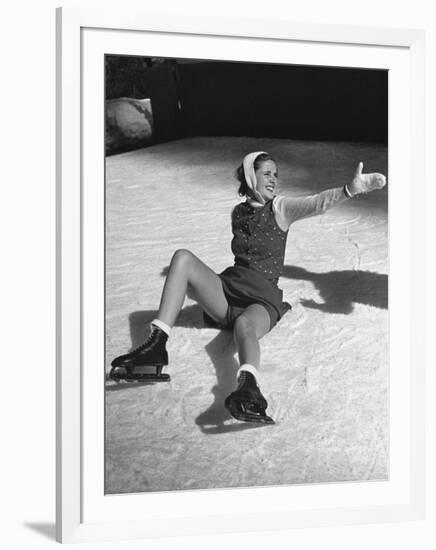 Ice Skating Fashions-Peter Stackpole-Framed Photographic Print