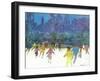 "Ice Skating in Central Park," January 5, 1963-Frank Mullins-Framed Premium Giclee Print