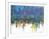 "Ice Skating in Central Park," January 5, 1963-Frank Mullins-Framed Giclee Print