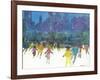 "Ice Skating in Central Park," January 5, 1963-Frank Mullins-Framed Giclee Print