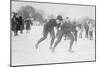 Ice Skating In Central Park-null-Mounted Art Print