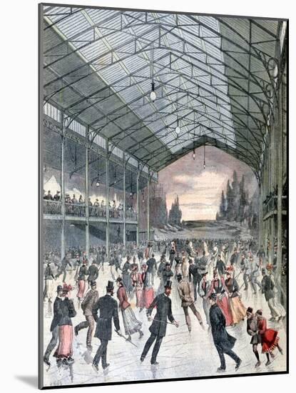Ice Skating in Paris, 1892-Henri Meyer-Mounted Giclee Print