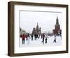 Ice Skating in Red Square, UNESCO World Heritage Site, Moscow, Russia, Europe-Lawrence Graham-Framed Photographic Print