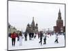 Ice Skating in Red Square, UNESCO World Heritage Site, Moscow, Russia, Europe-Lawrence Graham-Mounted Photographic Print