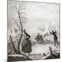 Ice Skating in the 18th Century. from Illustrierte Sittengeschichte Vom Mittelalter Bis Zur Gegenwa-null-Mounted Giclee Print