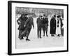 Ice Skating in Tuxedo Park Photograph - New York, NY-Lantern Press-Framed Art Print