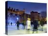 Ice Skating in Winter, Tower of London, London, England, United Kingdom, Europe-Alan Copson-Stretched Canvas