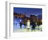 Ice Skating in Winter, Tower of London, London, England, United Kingdom, Europe-Alan Copson-Framed Photographic Print