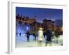 Ice Skating in Winter, Tower of London, London, England, United Kingdom, Europe-Alan Copson-Framed Photographic Print