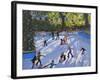 Ice Skating, Natural History Museum, 2014-Andrew Macara-Framed Photographic Print