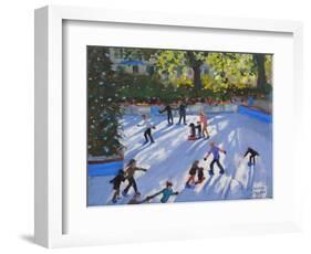 Ice Skating, Natural History Museum, 2014-Andrew Macara-Framed Photographic Print