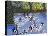 Ice Skating, Natural History Museum, 2014-Andrew Macara-Stretched Canvas