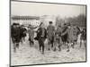 Ice Skating on Lake of Enghien (1933)-null-Mounted Photographic Print