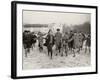 Ice Skating on Lake of Enghien (1933)-null-Framed Photographic Print