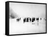 Ice Skating on the Fens, C.1870-99-null-Framed Stretched Canvas