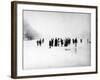 Ice Skating on the Fens, C.1870-99-null-Framed Photographic Print