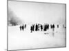 Ice Skating on the Fens, C.1870-99-null-Mounted Photographic Print