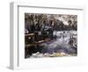 Ice-Skating Rink in the Tiergarten, Berlin; Eisbahn Im Berliner Tiergarten, 1909-Lovis Corinth-Framed Giclee Print