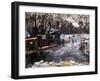 Ice-Skating Rink in the Tiergarten, Berlin; Eisbahn Im Berliner Tiergarten, 1909-Lovis Corinth-Framed Giclee Print