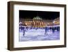 Ice skating, Somerset House, London, England, United Kingdom, Europe-Charles Bowman-Framed Photographic Print