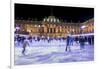 Ice skating, Somerset House, London, England, United Kingdom, Europe-Charles Bowman-Framed Photographic Print