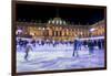 Ice skating, Somerset House, London, England, United Kingdom, Europe-Charles Bowman-Framed Photographic Print