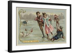 Ice Skating-null-Framed Giclee Print