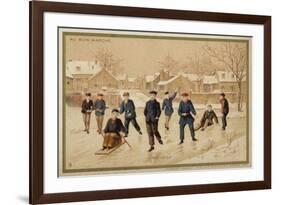 Ice Skating-null-Framed Giclee Print