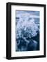 Ice Splash, Jökulsárlón Glacier Lagoon, Southern Iceland-Vincent James-Framed Photographic Print