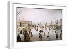 Ice Sports, C.1610-Hendrik Avercamp-Framed Giclee Print