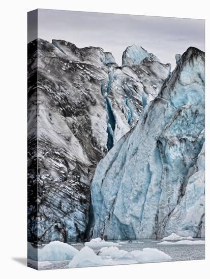 Ice Walls- Jokulsarlon Glacial Lagoon, Breidarmerkurjokull Glacier, Vatnajokull Ice Cap, Iceland-Arctic-Images-Stretched Canvas
