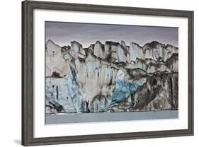 Ice Walls- Jokulsarlon Glacial Lagoon, Breidarmerkurjokull Glacier, Vatnajokull Ice Cap, Iceland-Arctic-Images-Framed Photographic Print