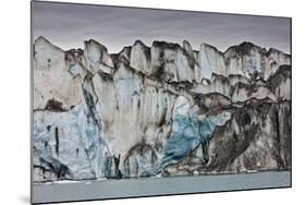 Ice Walls- Jokulsarlon Glacial Lagoon, Breidarmerkurjokull Glacier, Vatnajokull Ice Cap, Iceland-Arctic-Images-Mounted Photographic Print