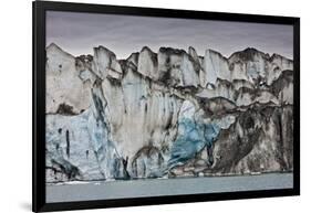 Ice Walls- Jokulsarlon Glacial Lagoon, Breidarmerkurjokull Glacier, Vatnajokull Ice Cap, Iceland-Arctic-Images-Framed Photographic Print